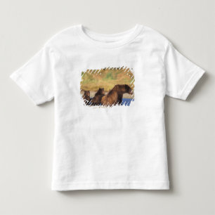 Camiseta Infantil Urso pardo, urso cinzento, porca com filhotes,