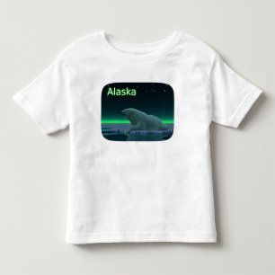 Camiseta Infantil Urso Polar De Borda De Gelo