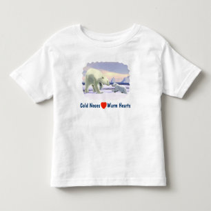 Camiseta Infantil Urso Polar - Melhor Nariz Da Mãe