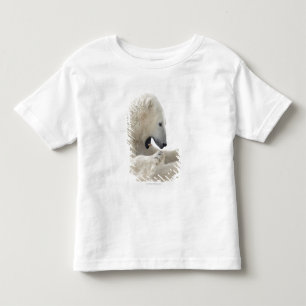 Camiseta Infantil Urso polar que contrata em uma luta com um outro