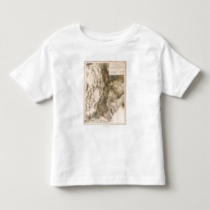 Camiseta Infantil UtahPanoramic MapUtah