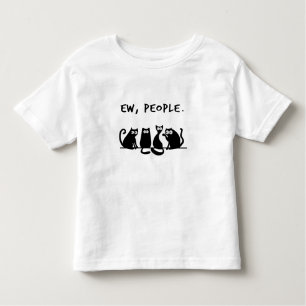 Camiseta Infantil Uw Pessoas Engraçadas Gatos Pretos
