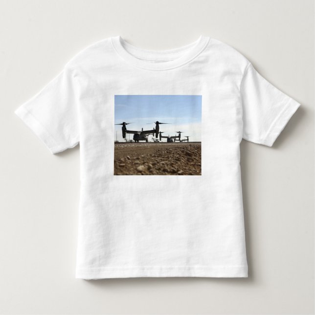 Camiseta Infantil V-22 Aeronave de Osprey tiltrotor (Frente)