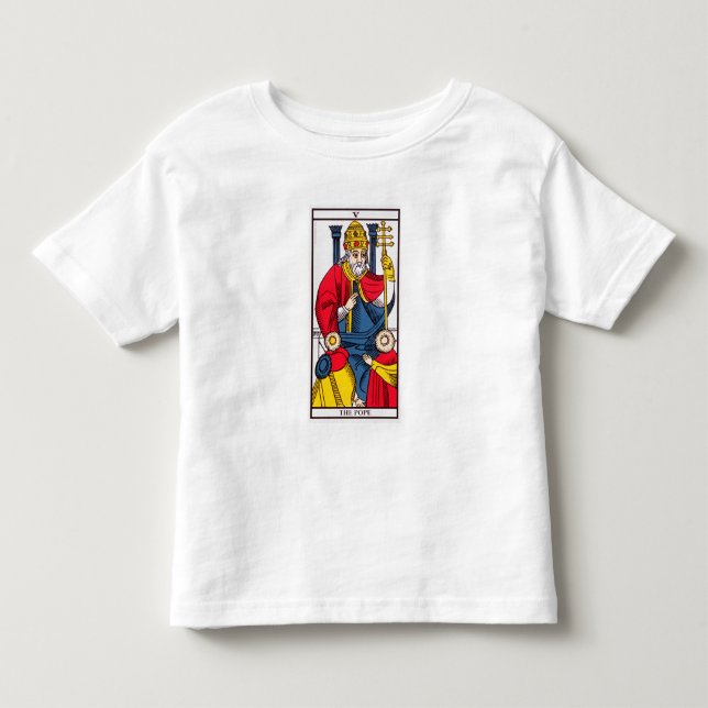 Camiseta Infantil V O Papa, Tarô (Frente)