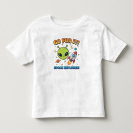Camiseta Infantil Vá em Frente! Explorador Espacial