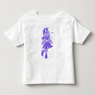 Camiseta Infantil Vaca AzulGarota