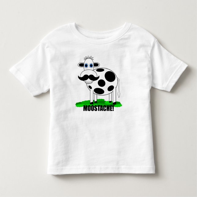 Camiseta Infantil vaca engraçada (Frente)