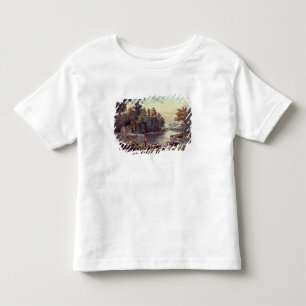Camiseta Infantil Vacas na costa de um lago