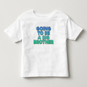Camiseta Infantil Vai ser um anúncio de gravidez de irmão maior