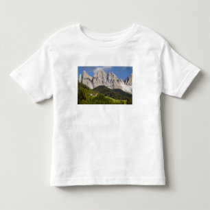 Camiseta Infantil Val di Funes, Villnösstal, Dolomitas, Itália
