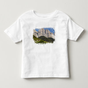 Camiseta Infantil Val di Funes, Villnosstal, Dolomites, Itália