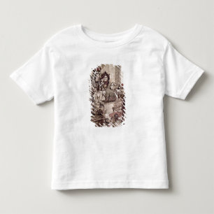 Camiseta Infantil Valete de Arthur Rackham antes do rei e da