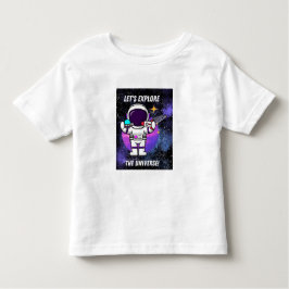 Camiseta Infantil Vamos explorar o universo