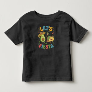 Camiseta Infantil Vamos Festejar Abacate E Tacos Cinco De Mayo