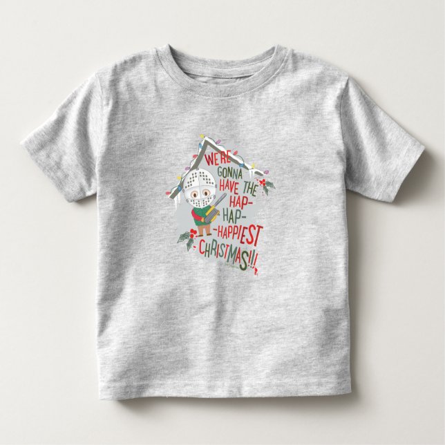 Camiseta Infantil Vamos ter o Natal mais feliz do Hap-Hap (Frente)