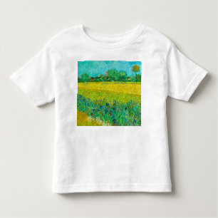 Camiseta Infantil Van Gogh Field com Irrises Perto de Arles