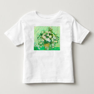 Camiseta Infantil Van Gogh White Roses