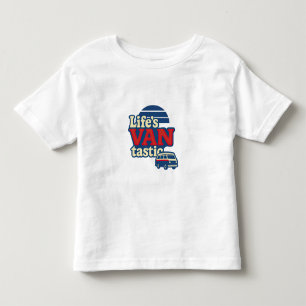 Camiseta Infantil VANtastic Red Cream Blue Edition