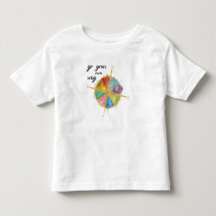 Camiseta Infantil Vão suas próprias citações da maneira com comp