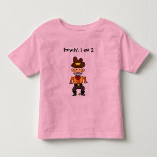 Camiseta Infantil vaqueiro de 2 anos
