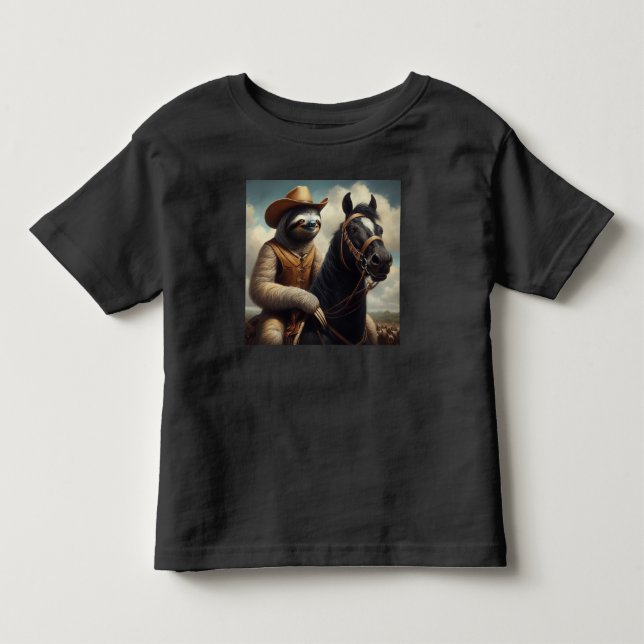 Camiseta Infantil Vaqueiro Preguiça (Frente)