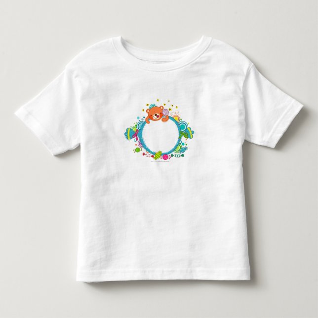 Camiseta Infantil Variedade de doces (Frente)
