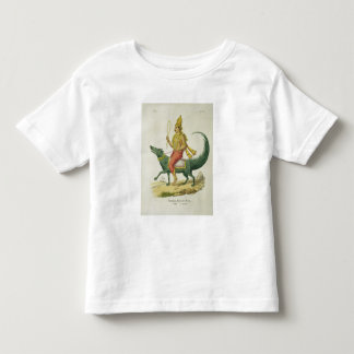 Camiseta Infantil Varuna, deus dos oceanos, gravado por Charles Eti