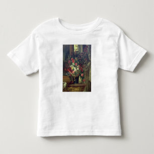 Camiseta Infantil Vaso das flores em um console, 1848-49