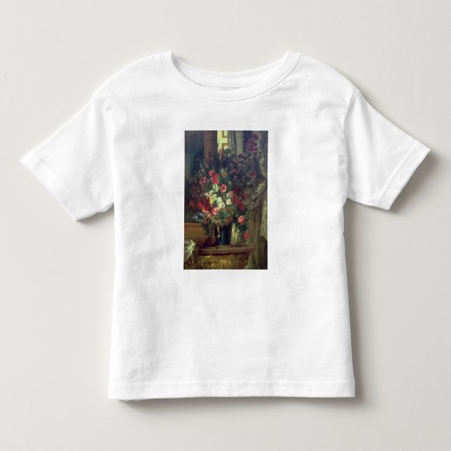 Camiseta Infantil Vaso das flores em um console, 1848-49 (Frente)