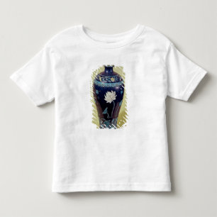 Camiseta Infantil Vaso de Ming com a decoração de três cores
