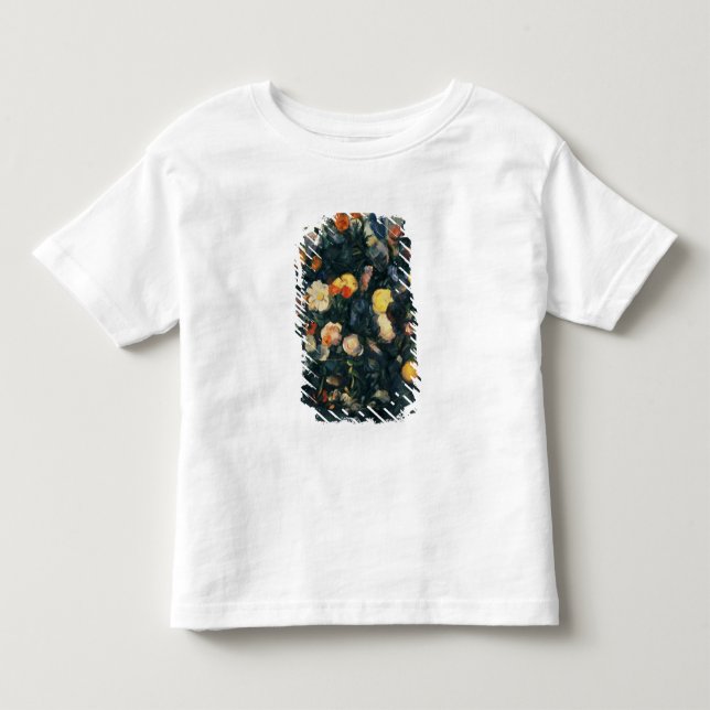 Camiseta Infantil Vaso de Paul Cezanne | das flores, 19as (Frente)