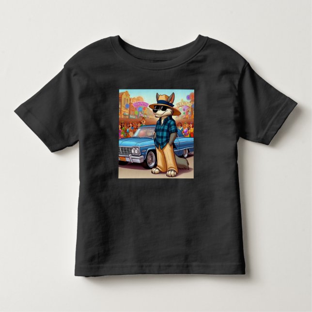 Camiseta Infantil Vato Lobo "New Year" (Frente)