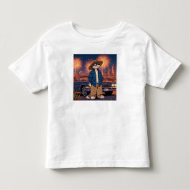 Camiseta Infantil Vato Lobo no dia 4 de julho