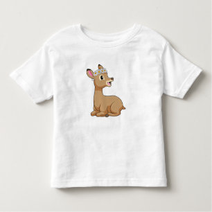Camiseta Infantil Veado com Daisy Flower