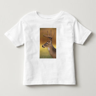 Camiseta Infantil Veado-mateiro, Odocoileus virginianus,