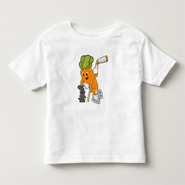 Camiseta Infantil Vegan Ice Hockey stick (Frente)