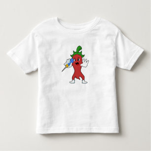 Camiseta Infantil Vegan Pepper em Dardos com Dart.PNG