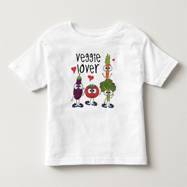 Camiseta Infantil Veggie Lover (Frente)