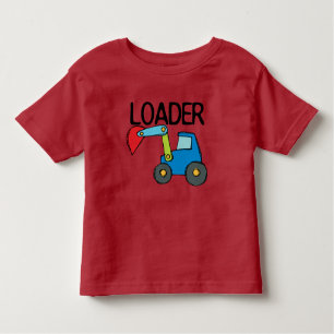 Camiseta Infantil Veículo da construção do carregador