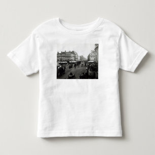 Camiseta Infantil Veja abaixo da rua de Oxford, Londres, c.1890