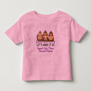 Camiseta Infantil Veja que para falar não ouça nenhuma fibrose