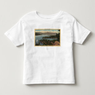 Camiseta Infantil Veleiros no lago