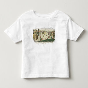 Camiseta Infantil Velho e Nova Deli (aquatint)