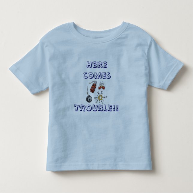 Camiseta Infantil Vem aqui o PROBLEMA!! (Frente)
