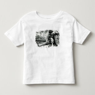 Camiseta Infantil vendedor do Charuto-fim, c, 1865 (foto de b/w)