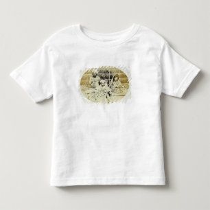 Camiseta Infantil Vendedores Hindu vegetais e da fruta em Madras,