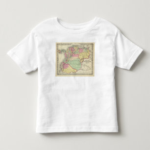 Camiseta Infantil Venezuela, Granada novo e Equador