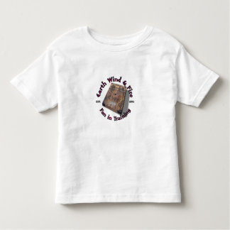 Camiseta Infantil Vento e fogo da terra para miúdos