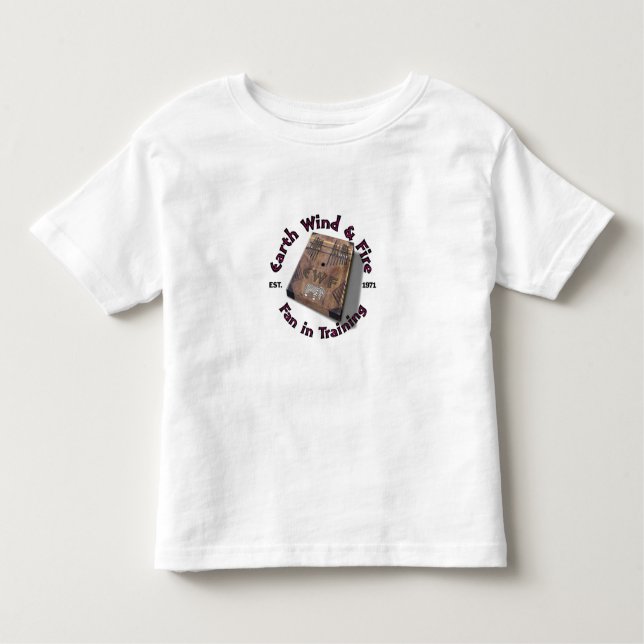 Camiseta Infantil Vento e fogo da terra para miúdos (Frente)