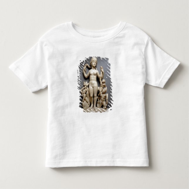 Camiseta Infantil Venus com putti, um triton e um golfinho, romanos, (Frente)